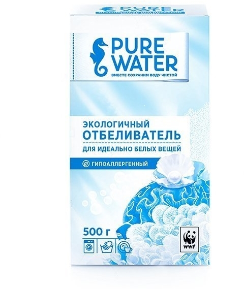 Экологичный отбеливатель, Pure Water, 400г Экологичный отбеливатель, Pure Water, 400г
