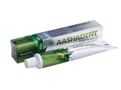 Зубная паста Лавр-Мята Aasha Herbals, 100г
