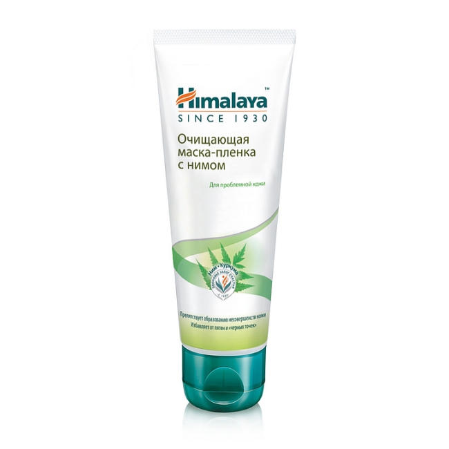 Маска-пленка очищающая с Нимом, Himalaya Herbals, 75мл Маска-пленка очищающая с Нимом, Himalaya Herbals, 75мл