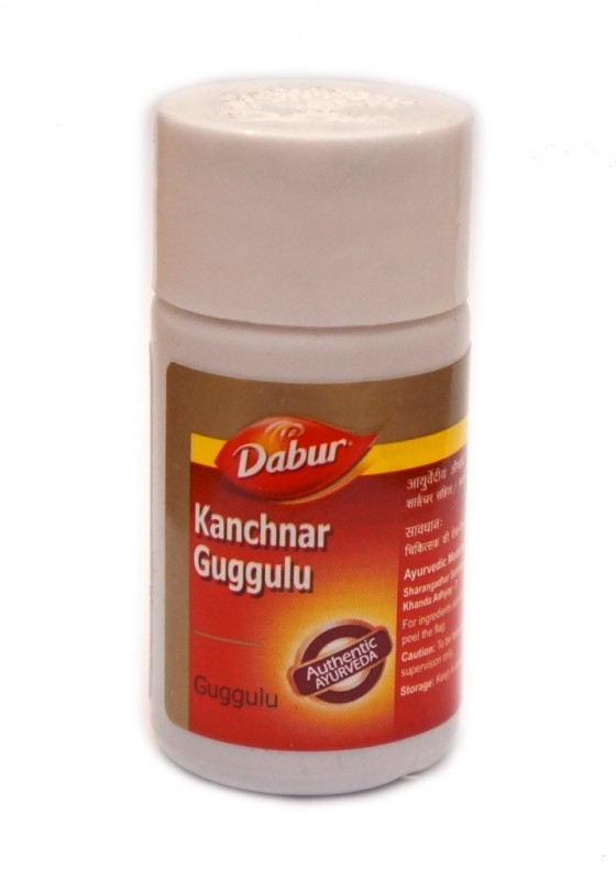 Канчнар Гуггул (Kanchnar Guggulu) Dabur, 40 таб Канчнар Гуггул (Kanchnar Guggulu) Dabur, 40 таб