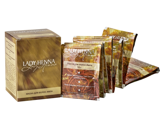 Маска для волос Амла укрепляющая LADY HENNA, 10г/100г Маска для волос Амла укрепляющая LADY HENNA, 10г/100г