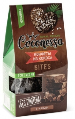 Конфеты из Кокоса Коконесса с какао, Coconessa, 90г