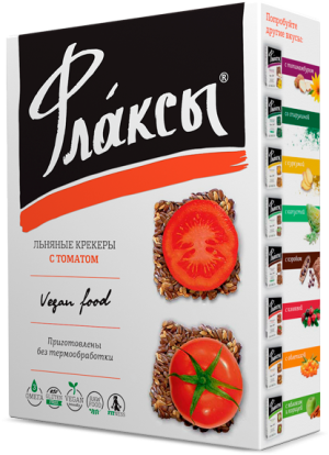 Флаксы с томатом, Компас здоровья, 120 г