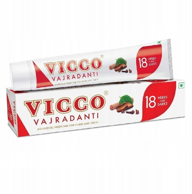 Зубная паста Викко Ваджраданти (Vicco Vajradanti Toothpaste), Vicco, 100г