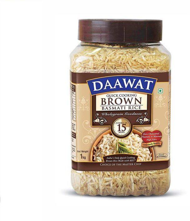 Рис басмати коричневый (Brown Basmati Rice) DAAWAT, 1кг Рис басмати коричневый (Brown Basmati Rice) DAAWAT, 1кг