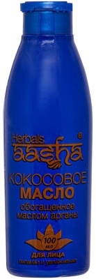Масло кокосовое для лица с маслом арганы Aasha Herbals, 100 мл