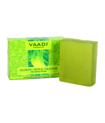 Мыло Ним и Тулси (Alluring Neem & Tulsi Soap) Vaadi Herbals, 75г