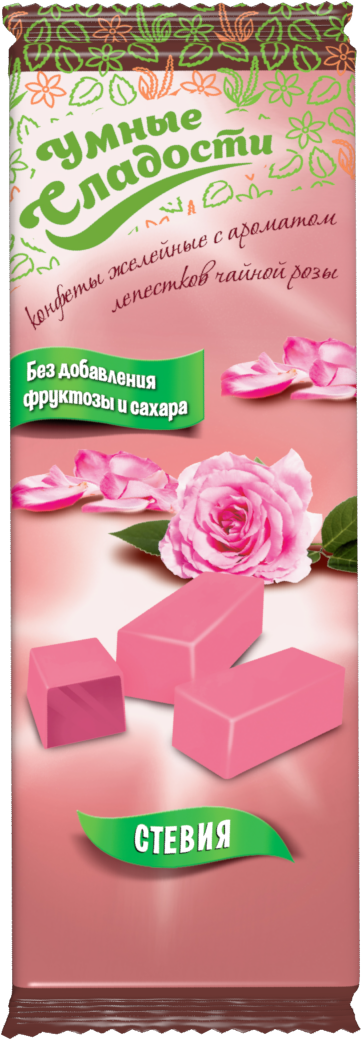 Конфеты желейные Лепестки чайной розы, Di&Di, 90 г