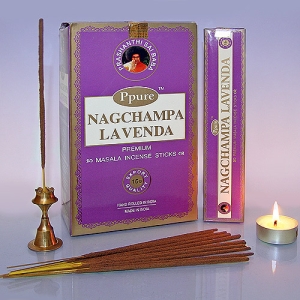 Благовония НагЧампа Лаванда (NS NagChampa Lavender) PPURE, 15г Благовония НагЧампа Лаванда (NS NagChampa Lavender) PPURE, 15г