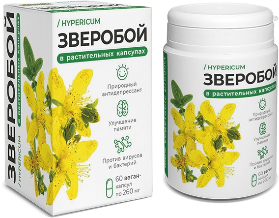 Зверобой (Hypericum), Компас Здоровья, 60 капс.