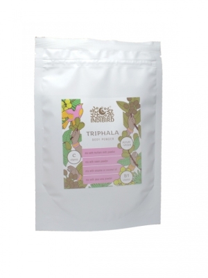Трифала, порошок для тела (Triphala Body Powder), Indibird, 100г/1кг Трифала, порошок для тела (Triphala Body Powder), Indibird, 100г/1кг